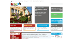 Desktop Screenshot of mestomimon.cz