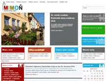 Tablet Screenshot of mestomimon.cz